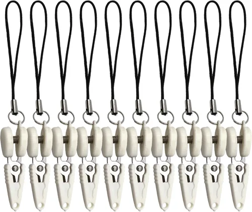 Miniatura 13 de JubileeYarn Itty Bitty Snippy - Tijeras de llavero portátiles compatibles con la TSA, color blanco, 1 par