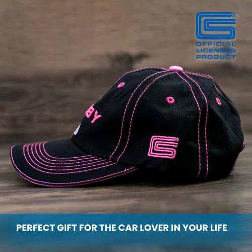 Miniatura 3 de Shelby Super Snake Black con gorro rosa para mujer Producto oficial Shelby Ajustable, talla única, Rosado