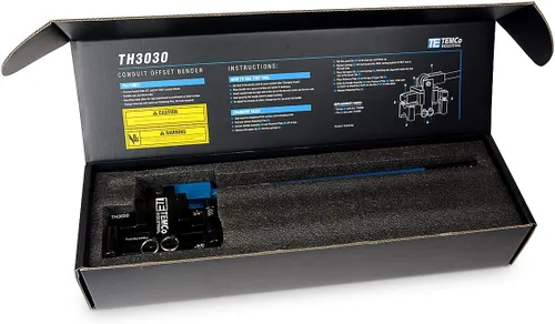 Miniatura 5 de TEMCo TH3030 Dobladora offset de conducto de doble tamaño 2 en 1 - EMT de ½ "y ¾