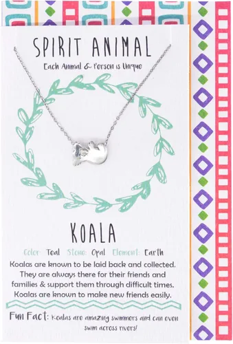 Miniatura 2 de Shag Wear - Collar con dije de espíritu animal de peltre para mujer, con sobre de regalo