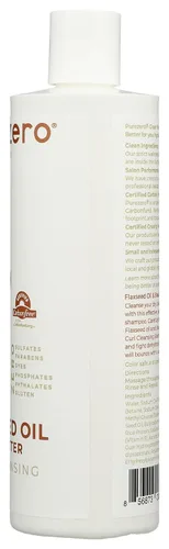 Miniatura 5 de Purezero Champú de aceite de linaza y manteca de karité, cuidado de rizos, para desenredar y desencadenar el cabello rizado, ideal para cabello