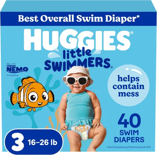 Miniatura 8 de Huggies Little Swimmers - Pantalones de natación desechables, S (15-34 libras), 12