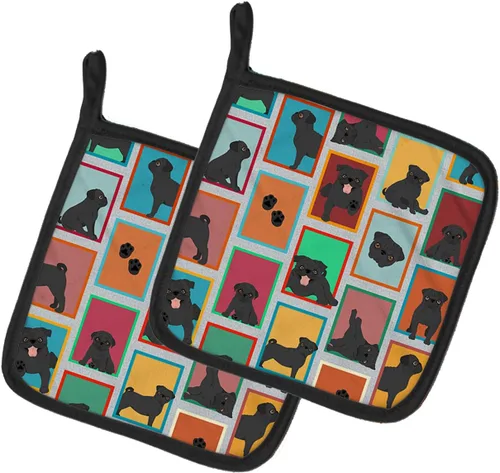 Miniatura 86 de Caroline's Treasures MLM1149PTHD - Juego de soportes para ollas de cocina resistentes al calor, almohadillas calientes para horno para cocinar