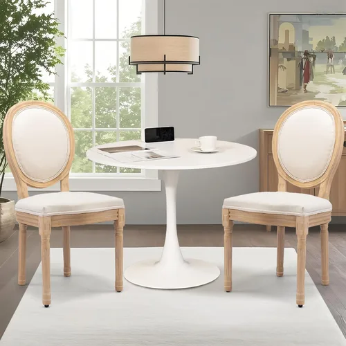 Miniatura 40 de Juego de 6 Sillas de Comedor Tapizadas de Terciopelo, Sillas Laterales de Cocina de Estilo Moderno con Ribete de Tachuelas y Patas de Madera, Anillo