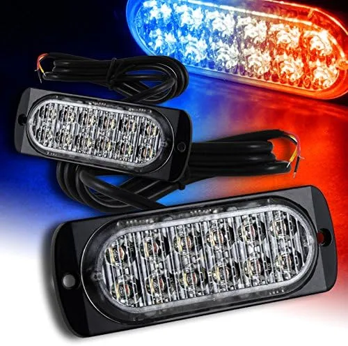 Miniatura 6 de Luces estroboscópicas LED de emergencia, 2 luces estroboscópicas de advertencia de emergencia de advertencia de luz estroboscópica de advertencia