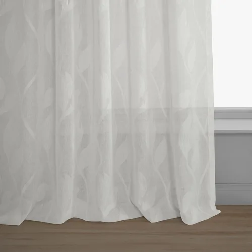 Miniatura 6 de HPD Half Price Drapes SHCH-11729-84 - Cortina transparente de lino con estampado (1 panel), 50 x 84, Avignon Vine