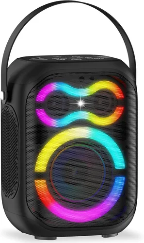 Miniatura 9 de Altavoces Bluetooth portátiles 80 W gran potente inalámbrico al aire libre fuerte estéreo sonido bajo profundo Boombox TWS altavoz de fiesta en casa