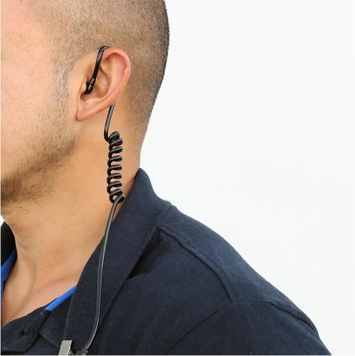Miniatura 2 de Paquete de 2 tubos acústicos de repuesto estilo FBI para auriculares de radio bidireccionales MaximalPower