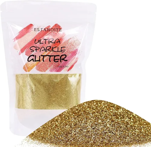 Purpurina fina holográfica, 5.29 oz, multiusos, extra fina, para manualidades de resina, arte corporal, uñas, ojos, rostro y cabello, purpurina