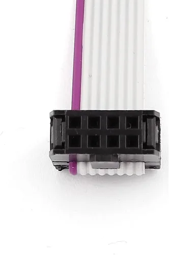 Miniatura 2 de uxcell 5pcs FC8P 8-Pin IDC Socket Extensión Plana Cable de Cinta Cable 15.7 in Largo