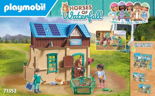 Miniatura 8 de Playmobil Caballos de la Cascada - Terapia Ecuestre y Práctica Veterinaria