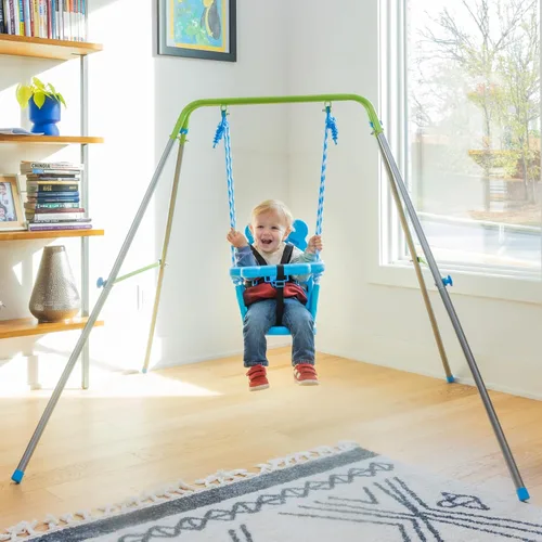 Miniatura 3 de Mi primer columpioSportspower para niños Azul