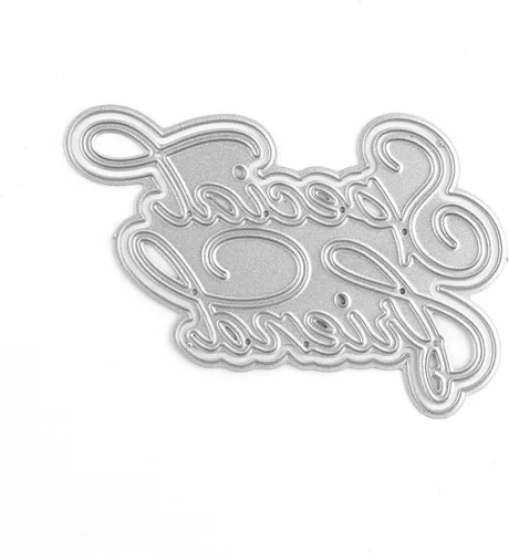 Miniatura 4 de Briartw Troqueles de corte especiales para amigos, palabras, frases, sombra, sentimiento, para hacer tarjetas, letras del alfabeto, álbumes de Amigo