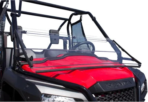 Miniatura 3 de Clearly Tough Parabrisas Honda Pioneer 500 / 520 - Plegable completo - Lexan MR10 Resistente a los arañazos Fabricado en los Estados Unidos