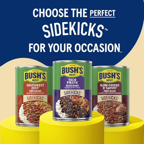 Miniatura 8 de BUSH'S BEST Latas de Garbanzos Rústicos de la Toscana de 15.5 oz, fuente de proteína vegetal y fibra, bajas en grasa, sin gluten, (paquete de 12)