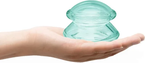 Miniatura 5 de Juegos de terapia de ventosas (tamaño XL, 1 taza) Copas de masaje de silicona con ventosas al vacío para masaje corporal..