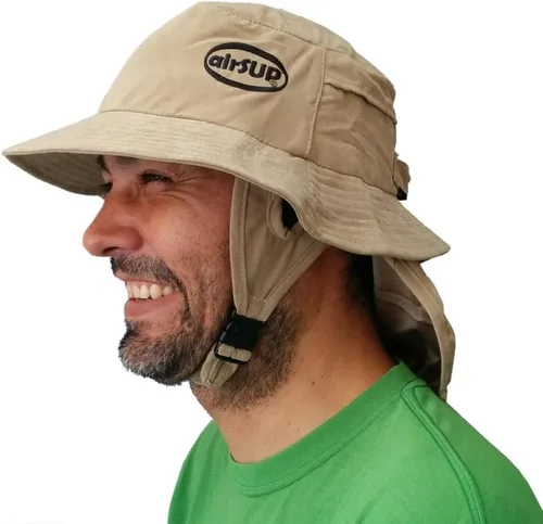 Miniatura 6 de Sombrero de pescador para stand up paddle surf y protección solar ala ancha de poliéster de secado rápido