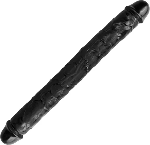 Miniatura 19 de Consolador doble de cristal de 11.8 x 1.37 pulgadas, consolador largo anal realista, suave y flexible, con venas y glande para adultos, juguetes