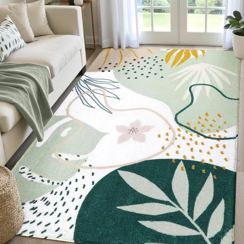 Miniatura 63 de Lahome Alfombra de pasillo rosa - Alfombra de 2x7, alfombra antideslizante lavable para baño, alfombra ligera para piso, alfombras para pasillo