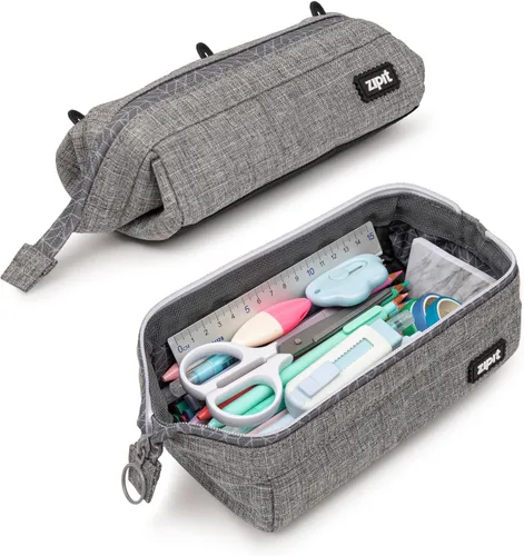 Miniatura 7 de ZIPIT Lenny - Estuche para lápices, bolsa con cremallera de gran capacidad para la escuela, bolsa de papelería para adolescentes, niñas, niños