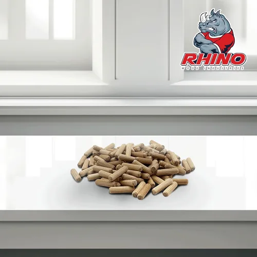 Miniatura 5 de 1/4" x 1" - Paquete de 100 pasadores de madera - Secados al horno, estriados y biselados (1/4" x 1", 100 unidades)