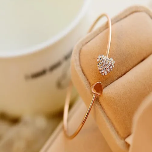 Miniatura 2 de ASHMITA Brazalete de oro rosa para mujer, pulsera de perlas de concha ajustable