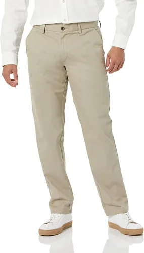 Miniatura 7 de Amazon Essentials - Pantalón chino para hombre de corte recto, resistente a las arrugas, con parte delantera lisa Azul Marino