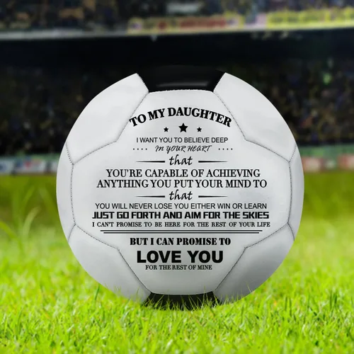 Miniatura 4 de KWOOD Balón de Fútbol Clásico Personalizado, Balón de Fútbol Grabado con Bomba Premium para Entrenamiento y Recreación, Disponible