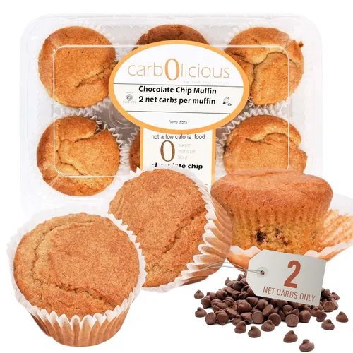 Miniatura 17 de Muffins de capuchino bajos en carbohidratos (paquete de 6) por Carb-o-licious, deliciosos muffins keto con solo 2 carbohidratos netos cada uno