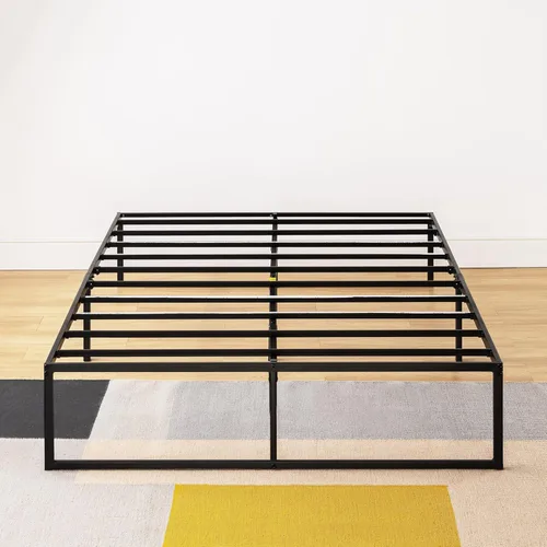 Miniatura 4 de Mellow MYLA - Marco de cama de plataforma de metal de 14 pulgadas con listones de acero, tamaño matrimonial