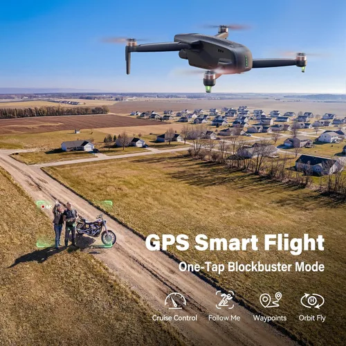Miniatura 4 de Bwine F7GIM 6K Photo Drone con cámara para adultos, cardán sin escobillas de 3 ejes, video 4K/30fps, control inteligente GPS, más tiempo de vuelo