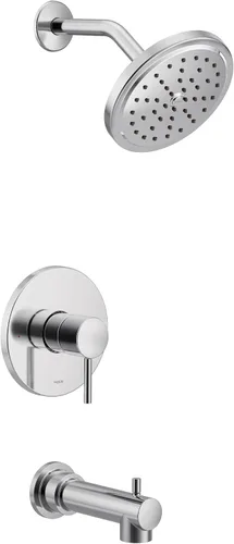 Miniatura 11 de Moen UT3293BG Align M-CORE 3-Series 1-Handle - Kit de molduras para bañera y ducha, requiere válvula, oro cepillado