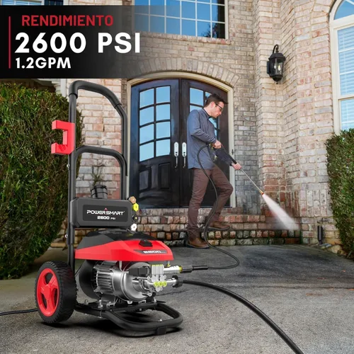 Miniatura 5 de PowerSmart DB1002 - Lavadora a presión eléctrica de 2600 PSI con motor sin escobillas de inducción, limpiador de alta presión de 3.0 GPM, 5