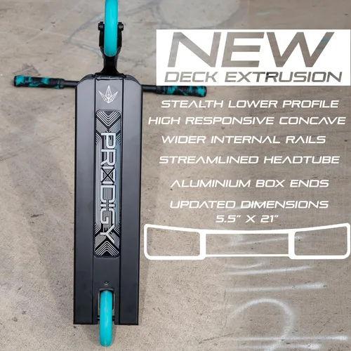 Miniatura 3 de Envy Scooters Prodigy X Street Pro Scooter - Scooters de calidad y alto rendimiento construidos con piezas de nivel profesional - Scooter de calle