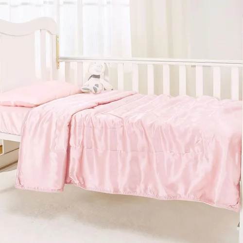 Miniatura 8 de Manta de seda pura, 100% seda de morera por dentro y fuera, manta suave para niños para sofá, cama, sofá de viaje, manta ligera y acogedora