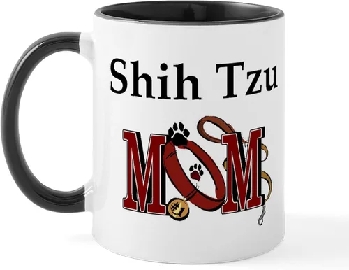 Miniatura 10 de CafePress Cute Shih Tzu Dog Mugs - Taza de café de cerámica de 11 oz (11.0 fl oz)