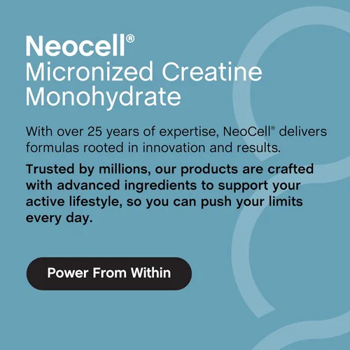 Miniatura 5 de NeoCell Monohidrato de creatina en polvo 1.1 lb Sin sabor Suplemento micronizado para mujeres y hombres