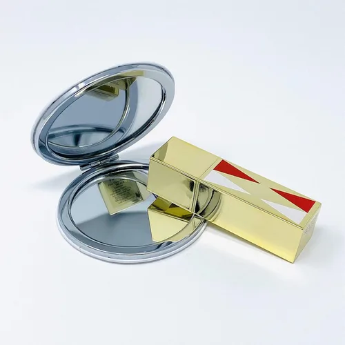 Miniatura 5 de Las niñas y las mujeres moda elegante recuerdo de Nueva York espejo de viaje redondo espejo de mano maquillaje cosmético espejo compacto Jmr-270802b