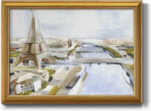 Miniatura 10 de Arte de pared de mapa de Estados Unidos azul sobre líneas blancas y rojas, pintura de fondo, arte abstracto moderno, decoración del hogar, lienzo