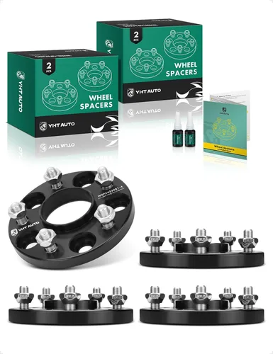 Miniatura 12 de YHTAUTO 5x4.5 Espaciadores de Rueda 1 Pulgada Centrados en Buje, Compatibles con Modelos Nissan e Infiniti, Altima, GTR, G35, M56, Q50 5x114.3 mm