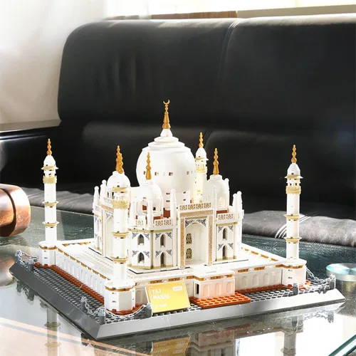 Miniatura 3 de Apostrophe Games Taj Mahal Set de Bloques de Construcción (1,113 Piezas) Serie de Monumentos Famosos de la India Modelo del Taj Mahal para Niños