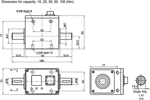 Miniatura 8 de ATO Sensor de par giratorio digital, sensores de par dinámicos de 100 Nm con pantalla LCD para medición de velocidad del motor, señal de salida
