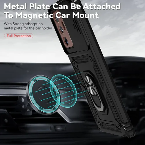 Miniatura 3 de Funda para Samsung Galaxy Note 20 Ultra con cubierta para lente de cámara, protector de pantalla HD, prueba de caídas de grado militar, soporte