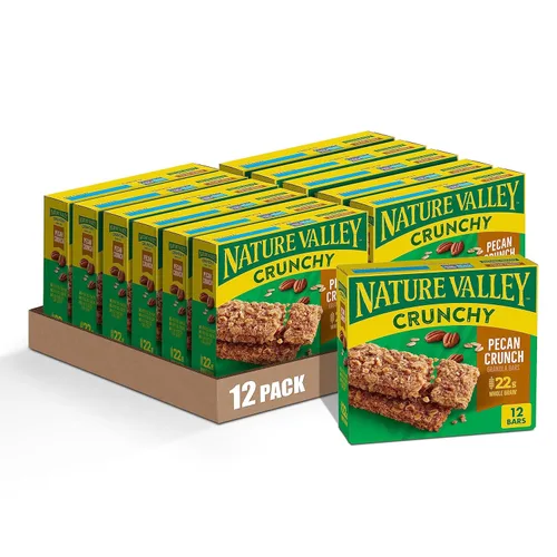 Nature Valley Granola Barras, Pecan Crunch, 12 CT 8.94 oz
