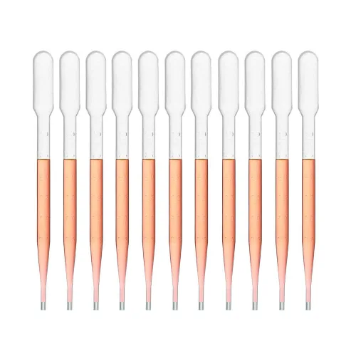 ULAB Pipeta de transferencia científica, pipetas de aceites esenciales Vol. 0.2 fl oz, 0.1 fl oz graduado, 0.0 fl oz de graduación 6.102 in, LDPE