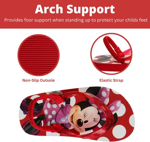 Miniatura 3 de Disney Sandalias de personajes para niñas y niños, zapatos de agua para niños, Minnie Mickey Stitch Moana Toy Story Frozen Cars Encanto Princess