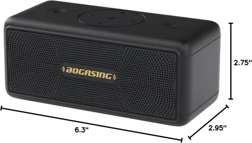 Miniatura 9 de BOGASING Altavoces Bluetooth, altavoz inalámbrico portátil M5 con sonido estéreo fuerte de 40 W y graves intensos, tiempo de reproducción de 30