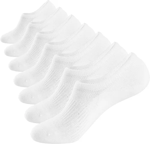 Calcetines invisibles para hombre 7 pares algodón fino antideslizante corte bajo calcetines para hombre 6-89-1112-14