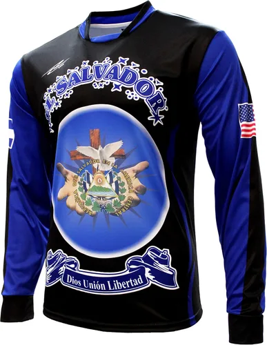 Miniatura 3 de Jersey Hombre El Salvador y USA Arza Design Manga Larga