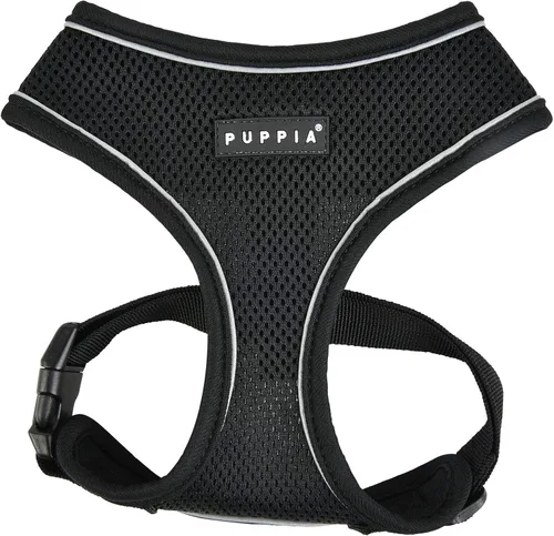Puppia Arnés suave Pro - Negro - S